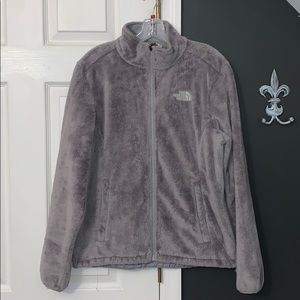 women’s North Face fleece zip up